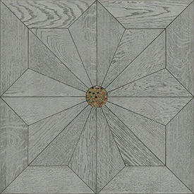 方形拼花,白金色橡木罗马方拼（带玻璃）,进口地板